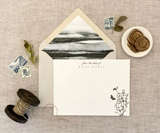 Wildflower // Personal Stationery Jen Simpson Design, LLC